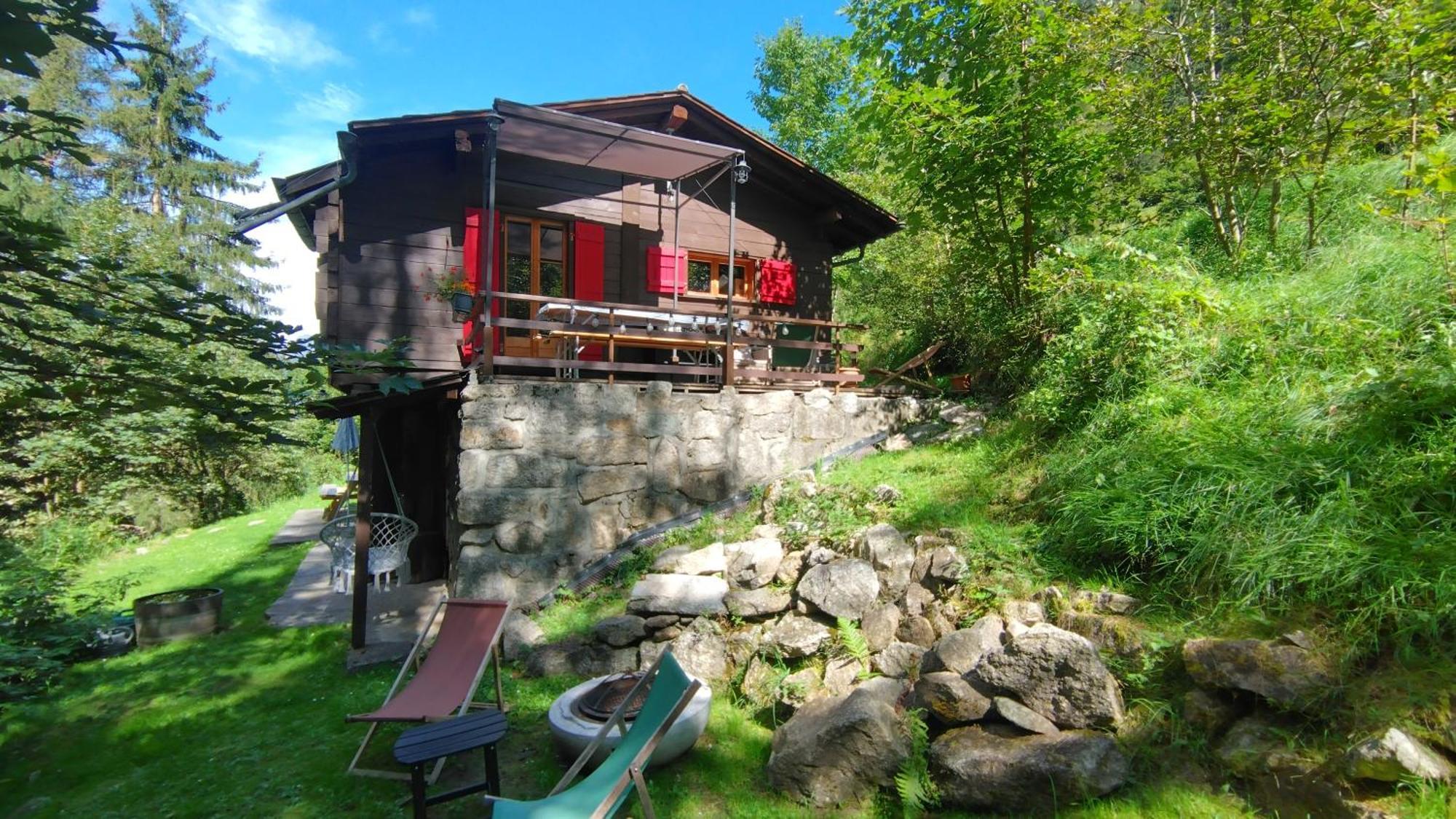 Petit Chalet Rustique Et Bucolique Bovernier Екстер'єр фото